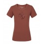 T-shirt KINGSLAND "Olania" femme marron