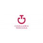 PANTALON CAVALLERIA TOSCANA taille haute "silicone print CT logo" Rose poudre